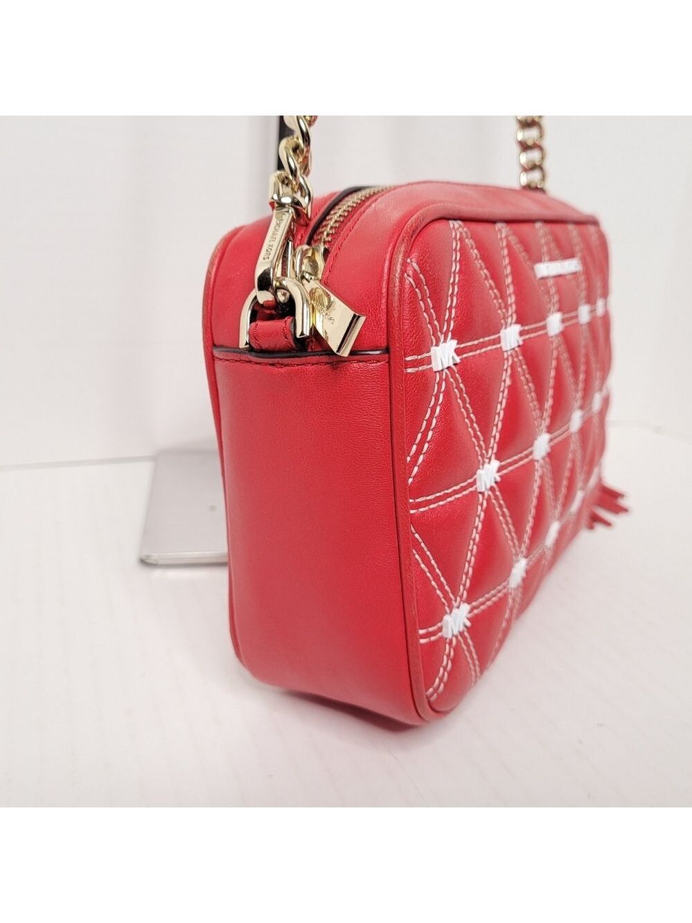 Michael Kors Ginny Quilted Leather Crossbody 32S9LF5M24 - Picture 4 of 16